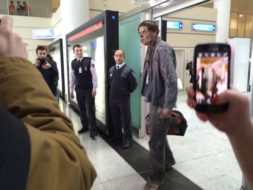 Zombie from The Walking Dead seen in Tbilisi geotv.ge